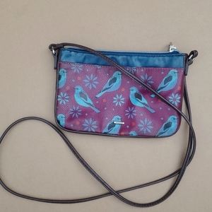 Relic vegan crossbody bird print bag